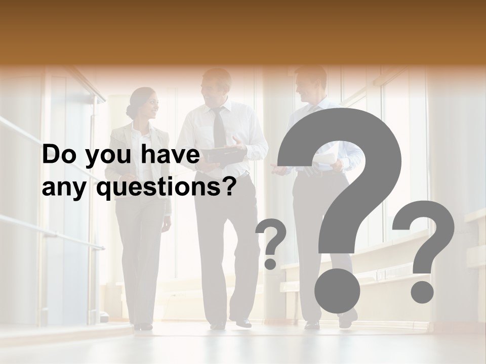 Walking Communication Person PowerPoint Template