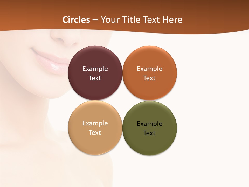 Beauty Attractive Model PowerPoint Template