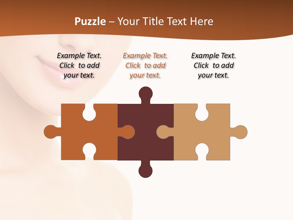 Beauty Attractive Model PowerPoint Template