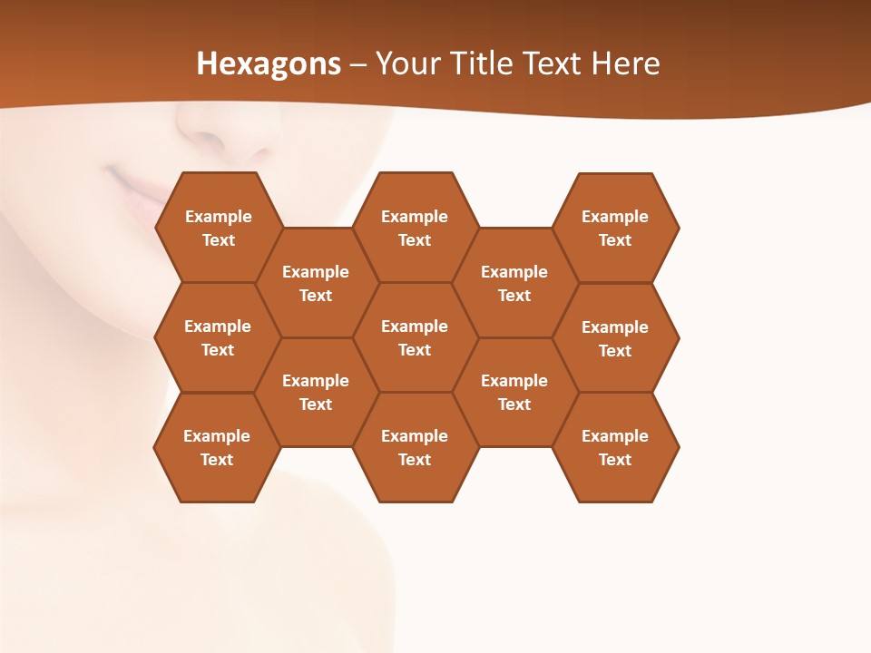 Beauty Attractive Model PowerPoint Template