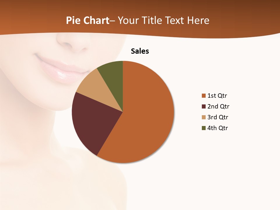 Beauty Attractive Model PowerPoint Template