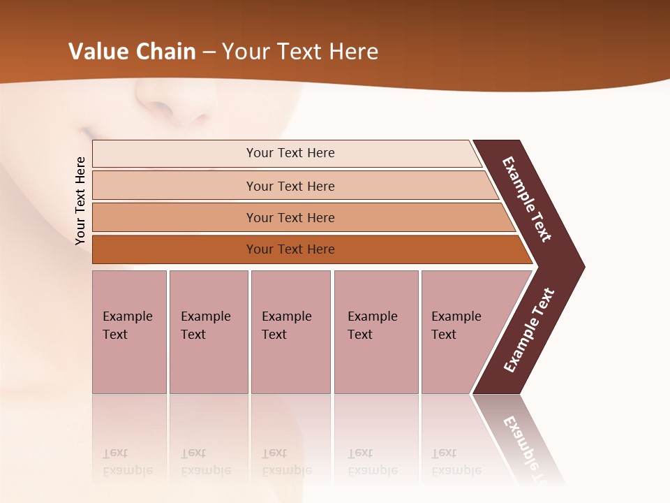 Beauty Attractive Model PowerPoint Template