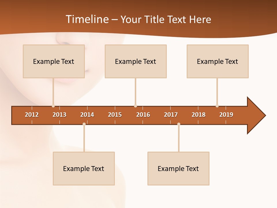 Beauty Attractive Model PowerPoint Template