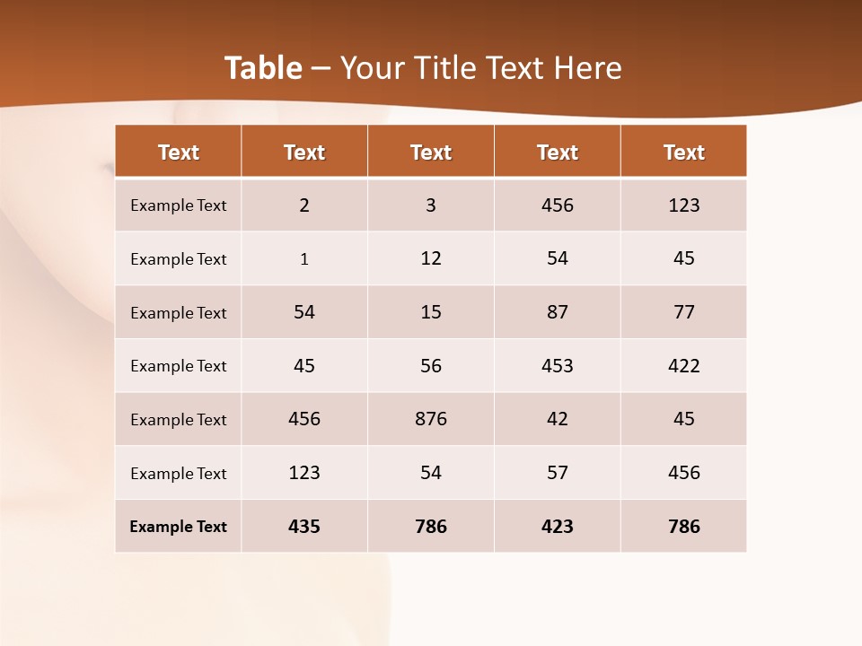 Beauty Attractive Model PowerPoint Template