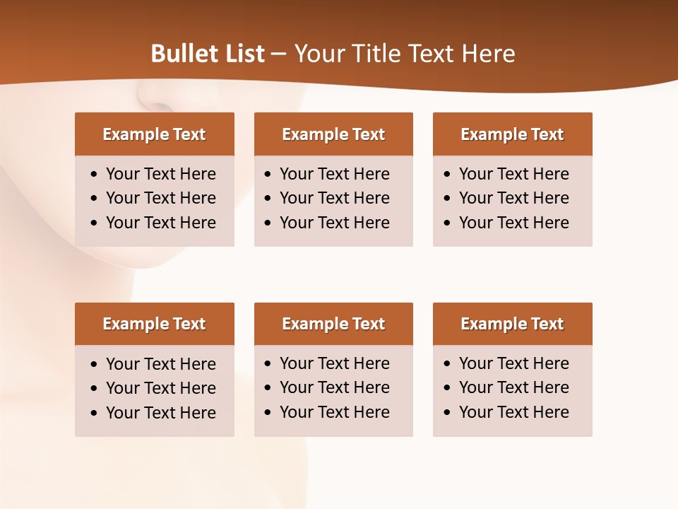 Beauty Attractive Model PowerPoint Template