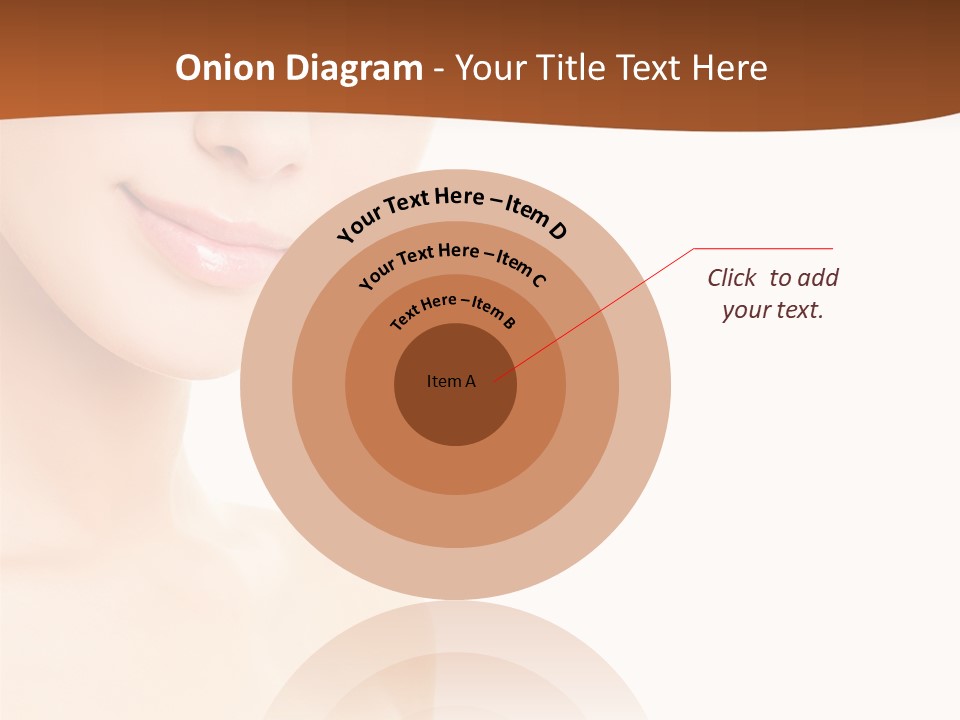 Beauty Attractive Model PowerPoint Template