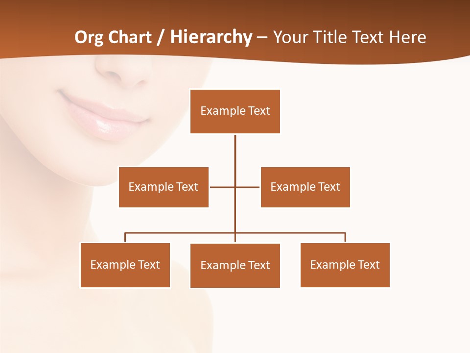 Beauty Attractive Model PowerPoint Template