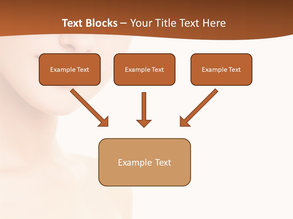 Beauty Attractive Model PowerPoint Template