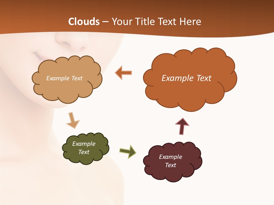 Beauty Attractive Model PowerPoint Template