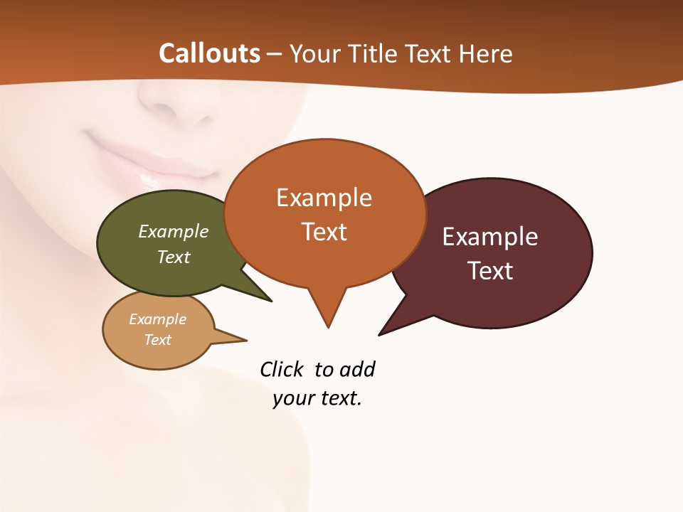 Beauty Attractive Model PowerPoint Template