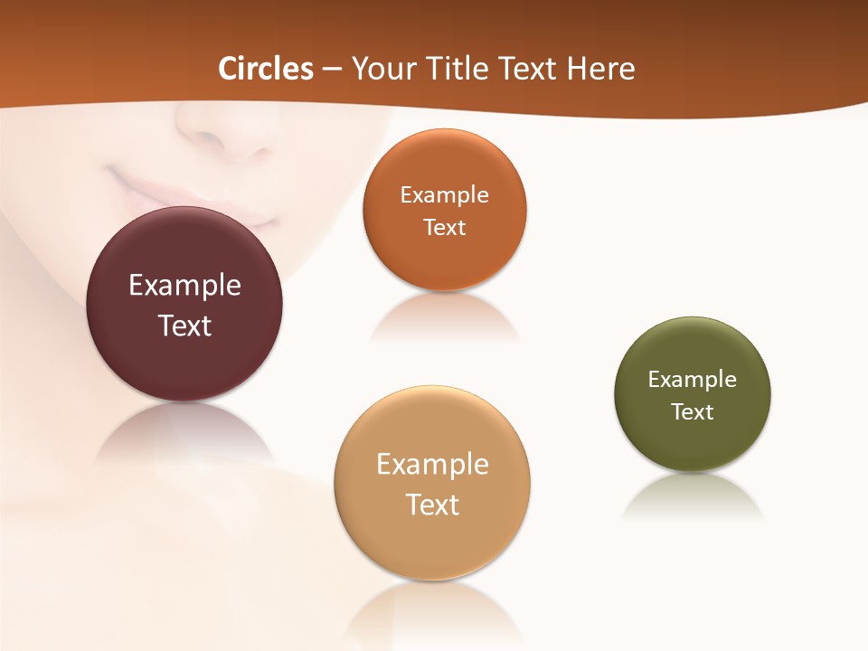 Beauty Attractive Model PowerPoint Template