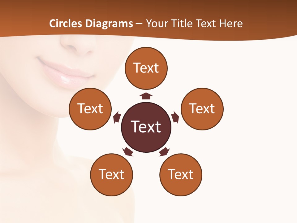 Beauty Attractive Model PowerPoint Template