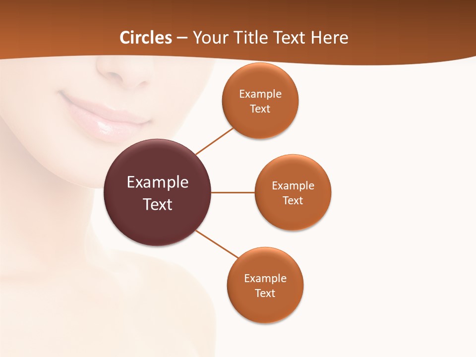 Beauty Attractive Model PowerPoint Template