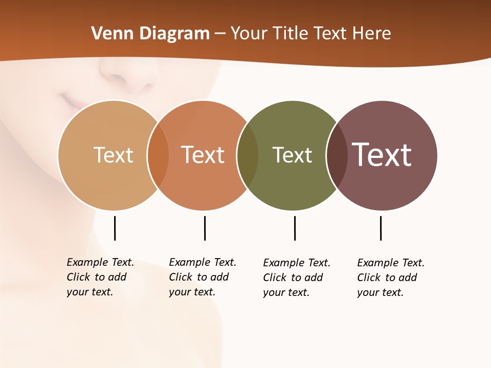 Beauty Attractive Model PowerPoint Template