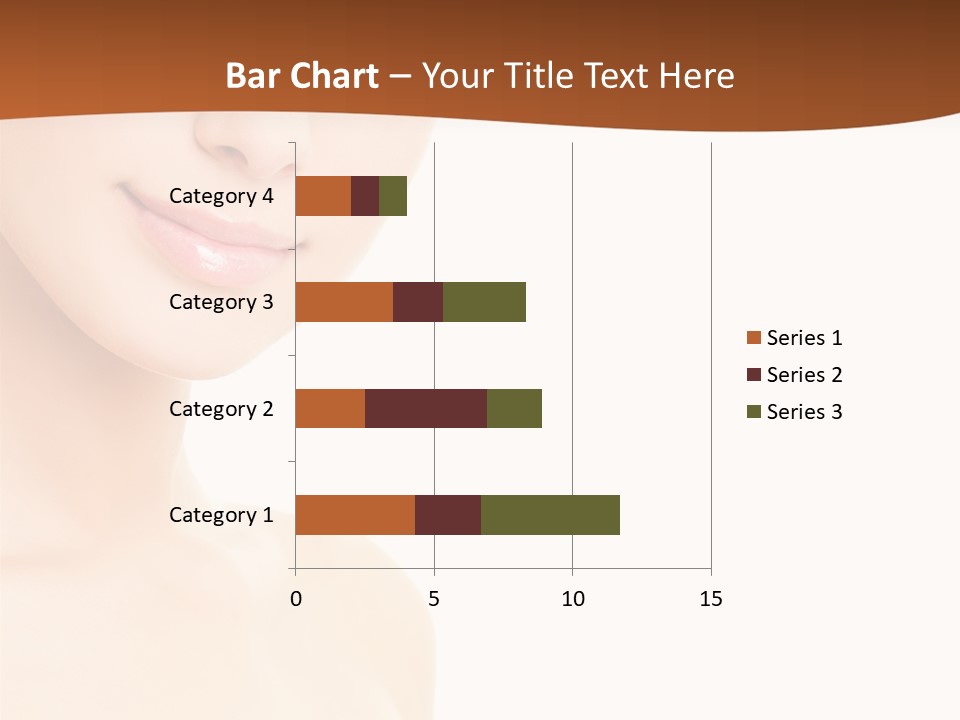 Beauty Attractive Model PowerPoint Template
