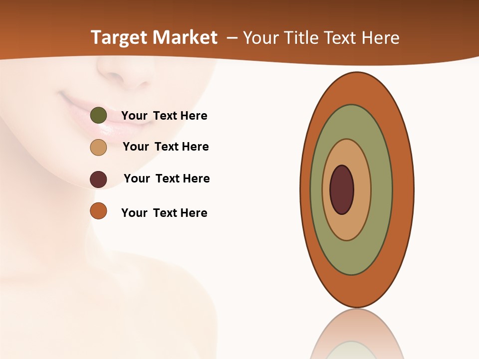 Beauty Attractive Model PowerPoint Template