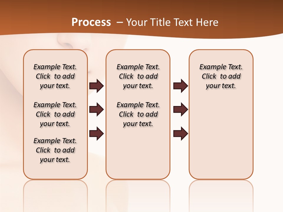 Beauty Attractive Model PowerPoint Template