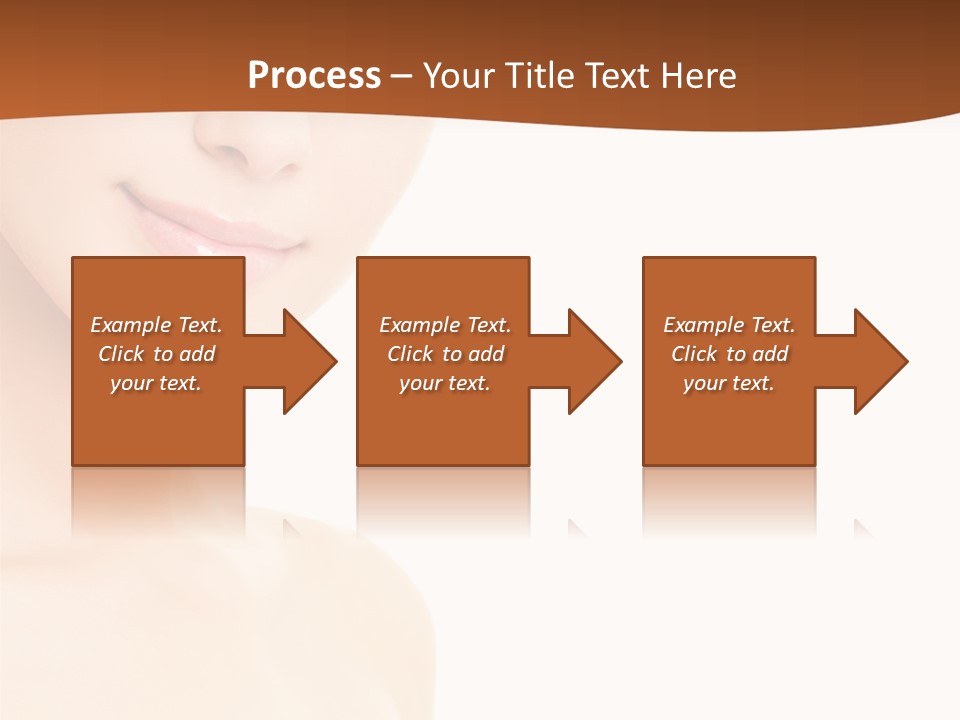 Beauty Attractive Model PowerPoint Template