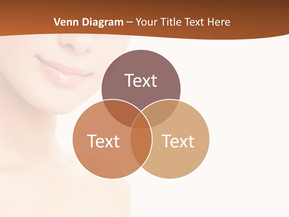Beauty Attractive Model PowerPoint Template