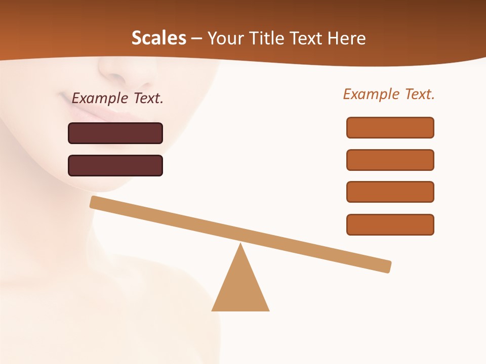 Beauty Attractive Model PowerPoint Template