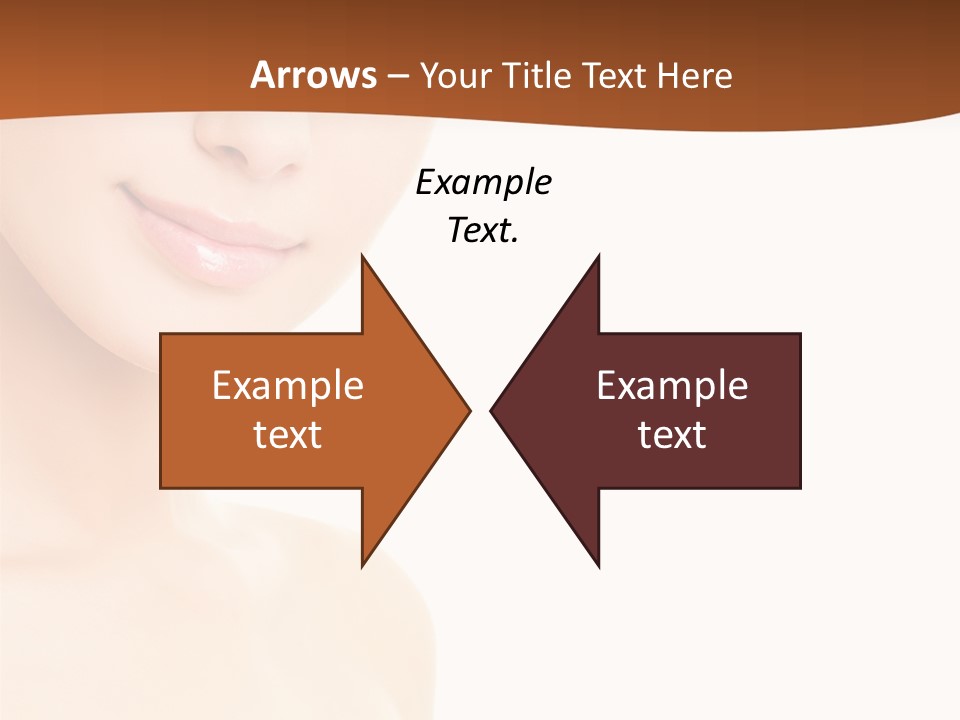 Beauty Attractive Model PowerPoint Template