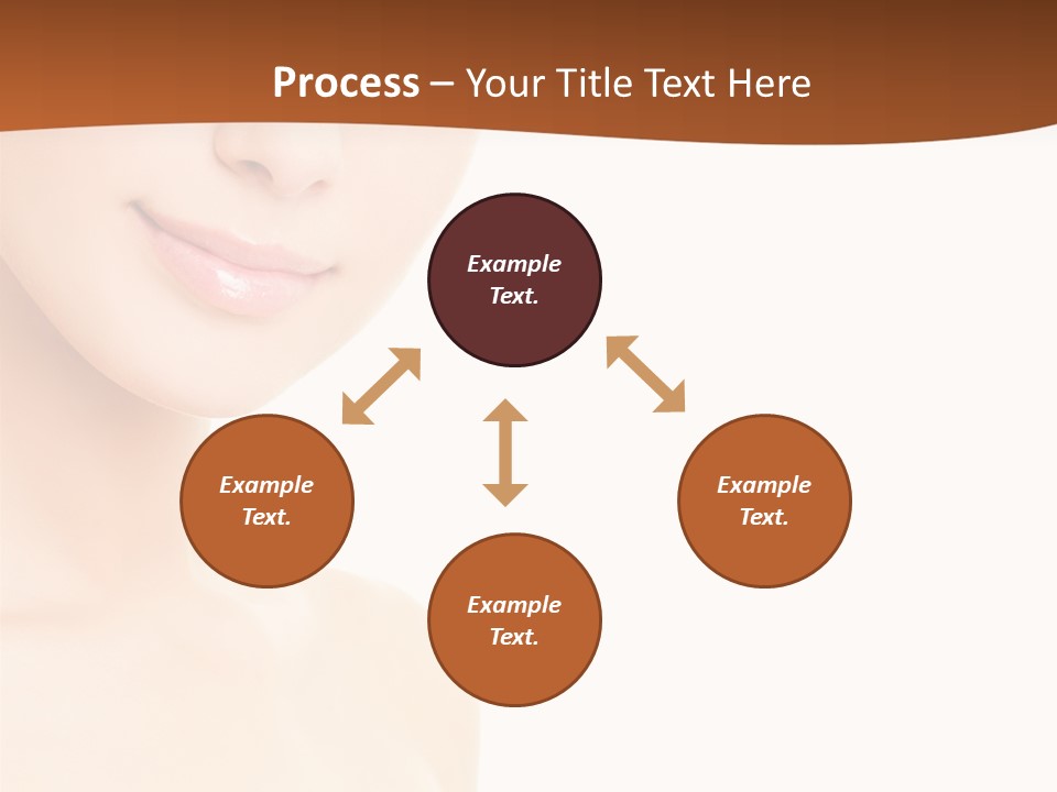 Beauty Attractive Model PowerPoint Template