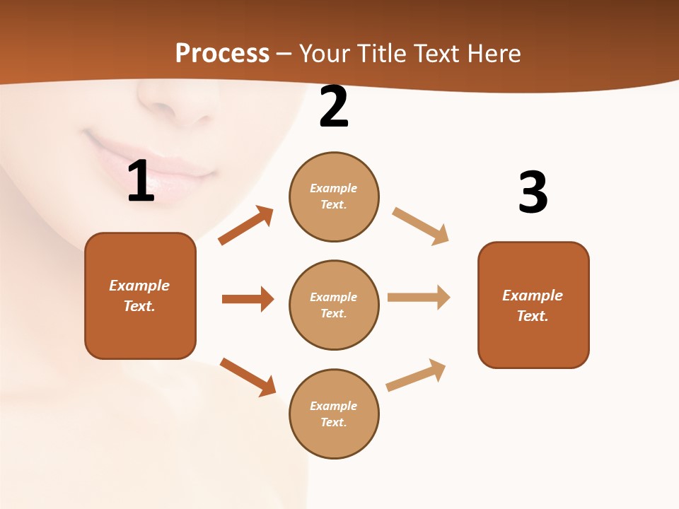 Beauty Attractive Model PowerPoint Template