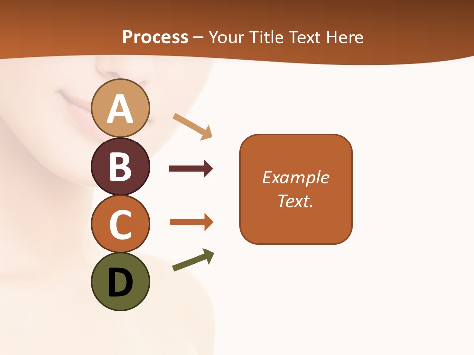 Beauty Attractive Model PowerPoint Template