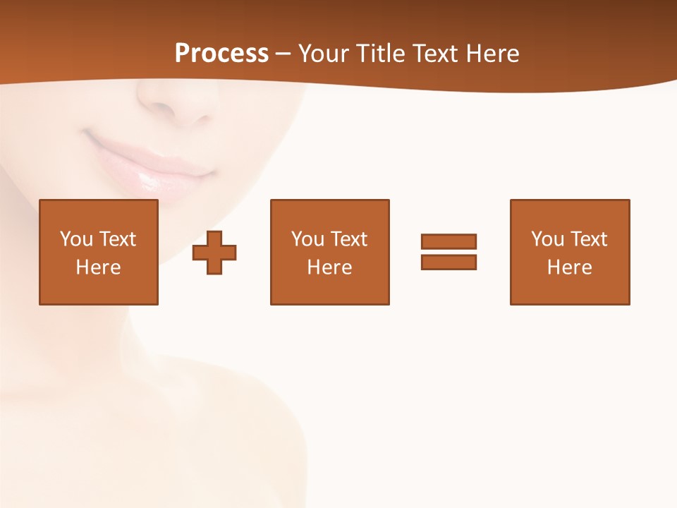 Beauty Attractive Model PowerPoint Template