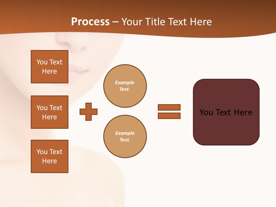 Beauty Attractive Model PowerPoint Template