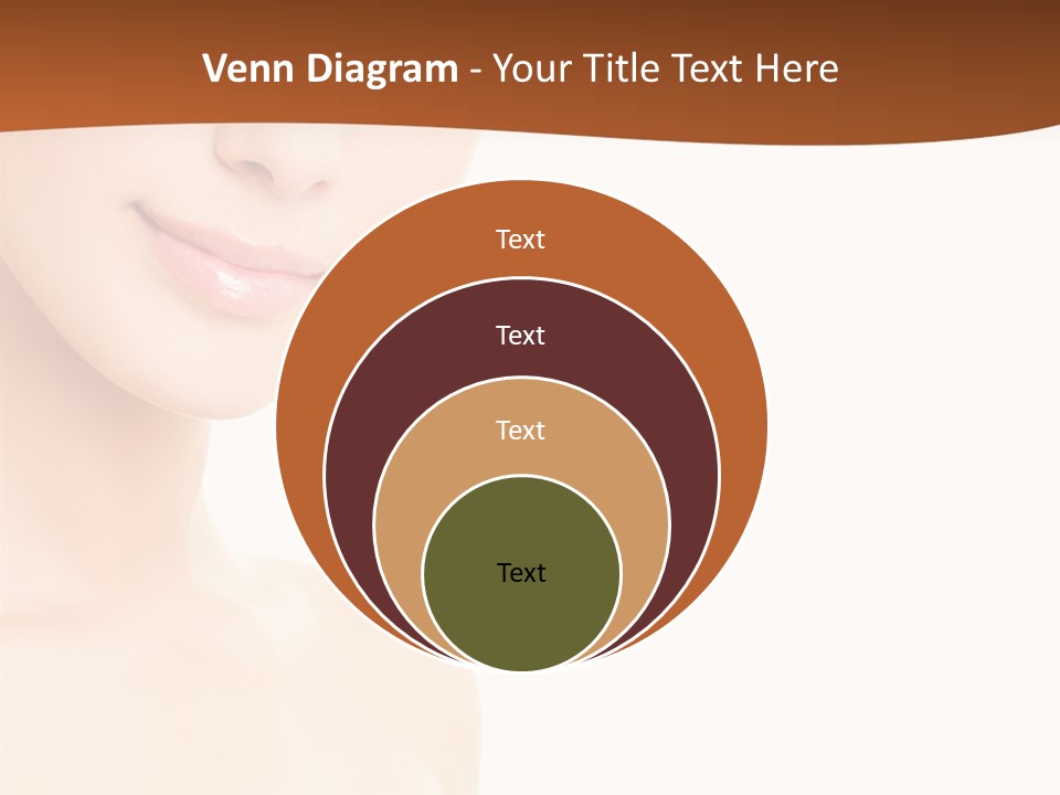 Beauty Attractive Model PowerPoint Template