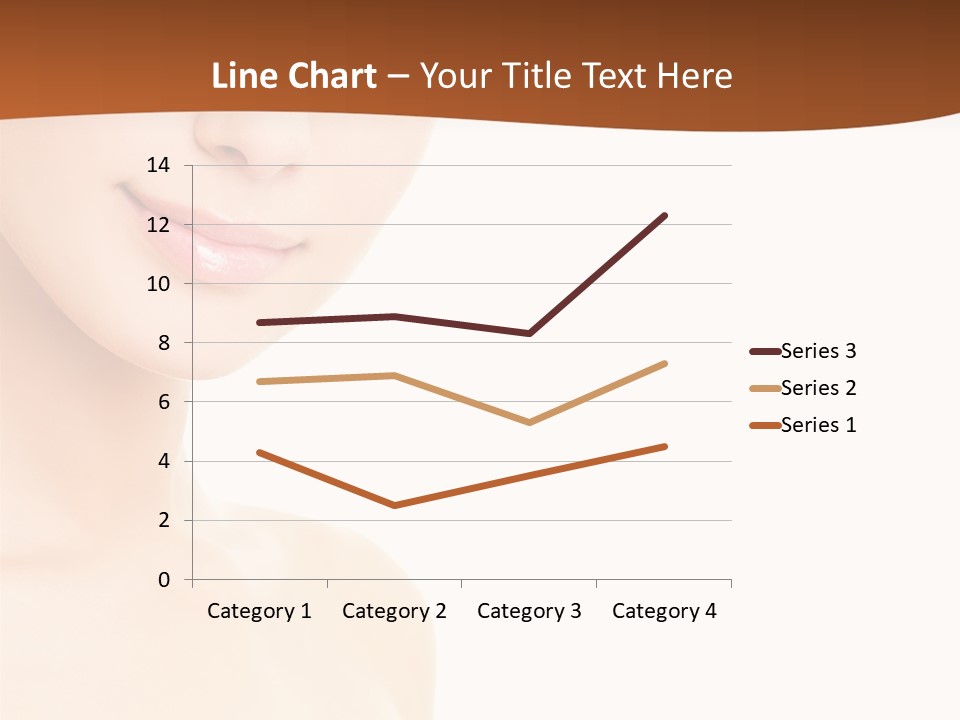Beauty Attractive Model PowerPoint Template