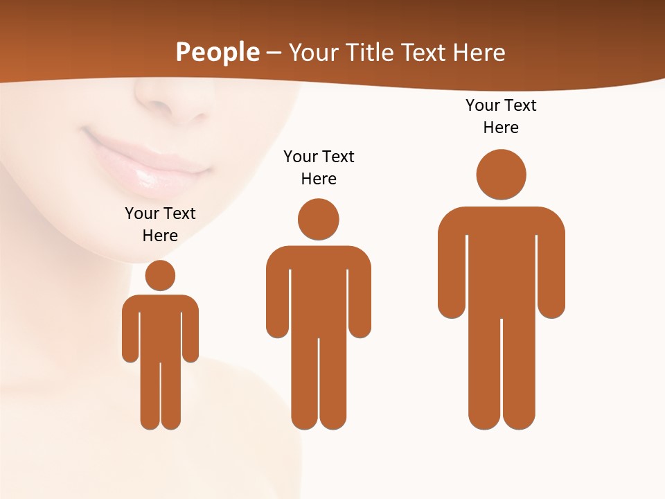 Beauty Attractive Model PowerPoint Template