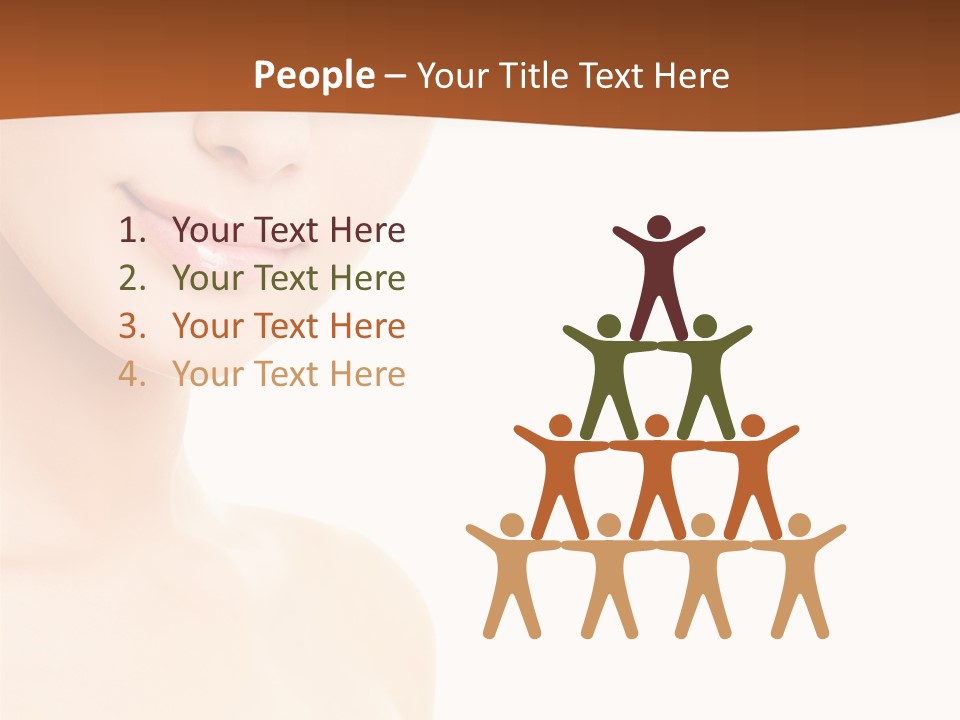 Beauty Attractive Model PowerPoint Template