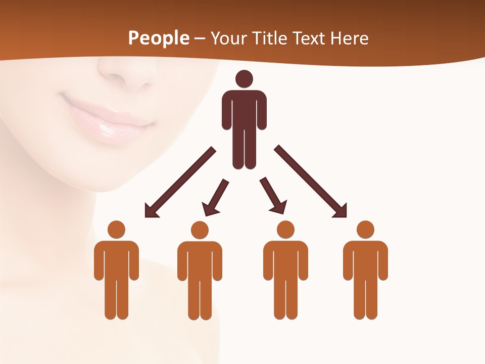 Beauty Attractive Model PowerPoint Template