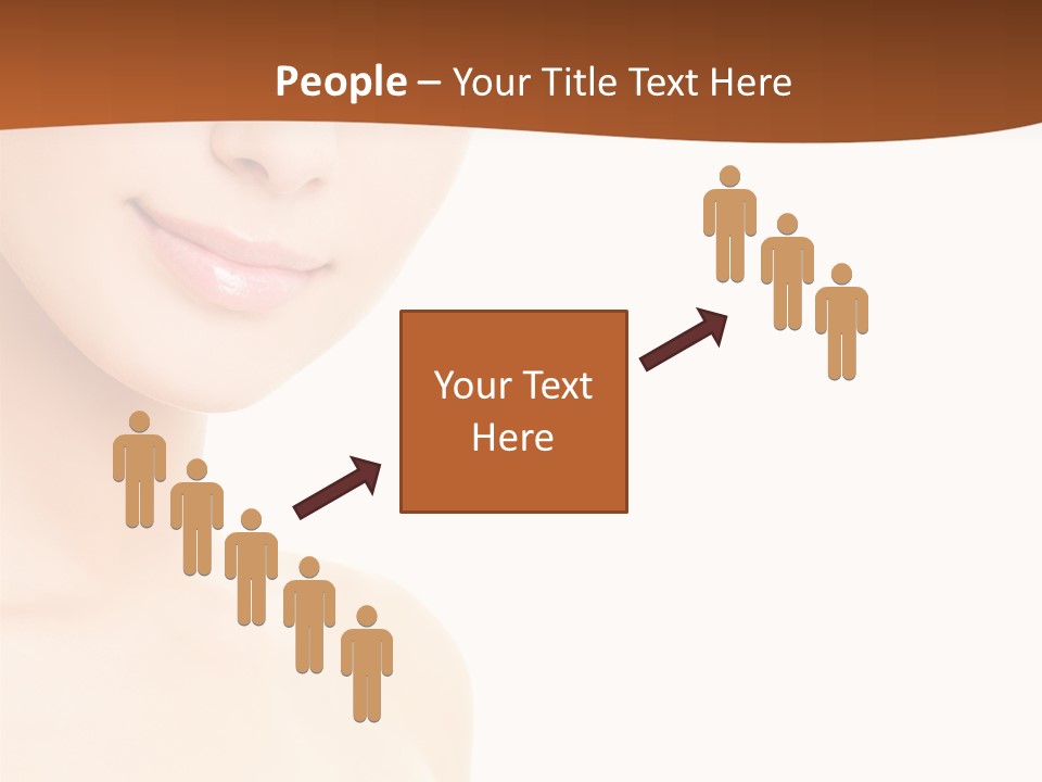 Beauty Attractive Model PowerPoint Template