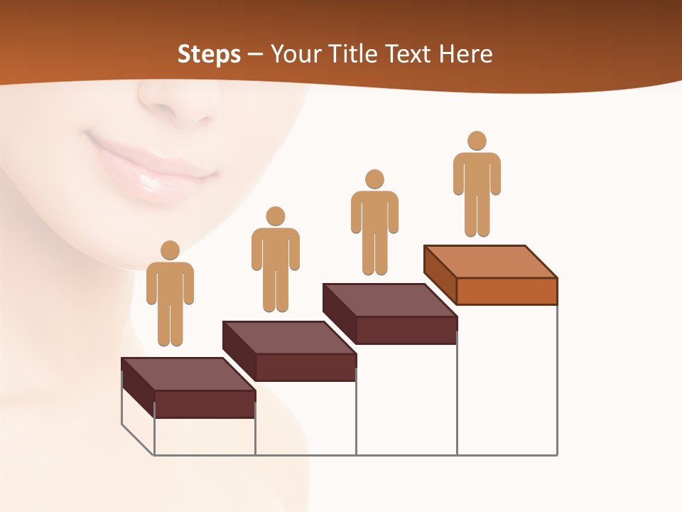 Beauty Attractive Model PowerPoint Template