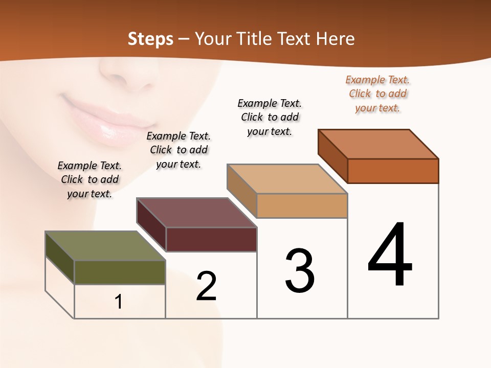 Beauty Attractive Model PowerPoint Template