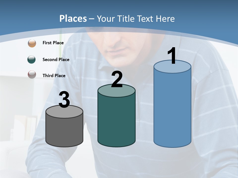 Living Room Review Worry PowerPoint Template