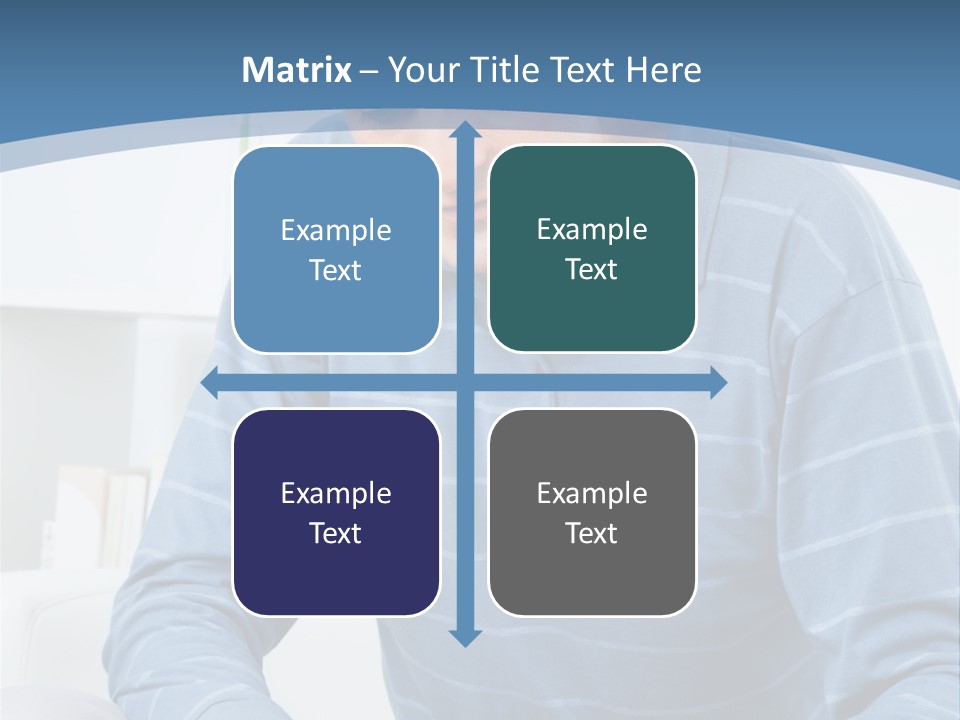 Living Room Review Worry PowerPoint Template