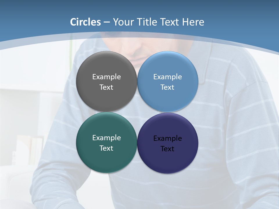 Living Room Review Worry PowerPoint Template