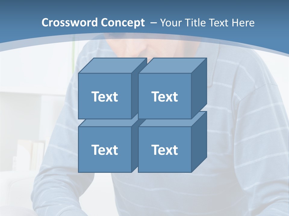 Living Room Review Worry PowerPoint Template