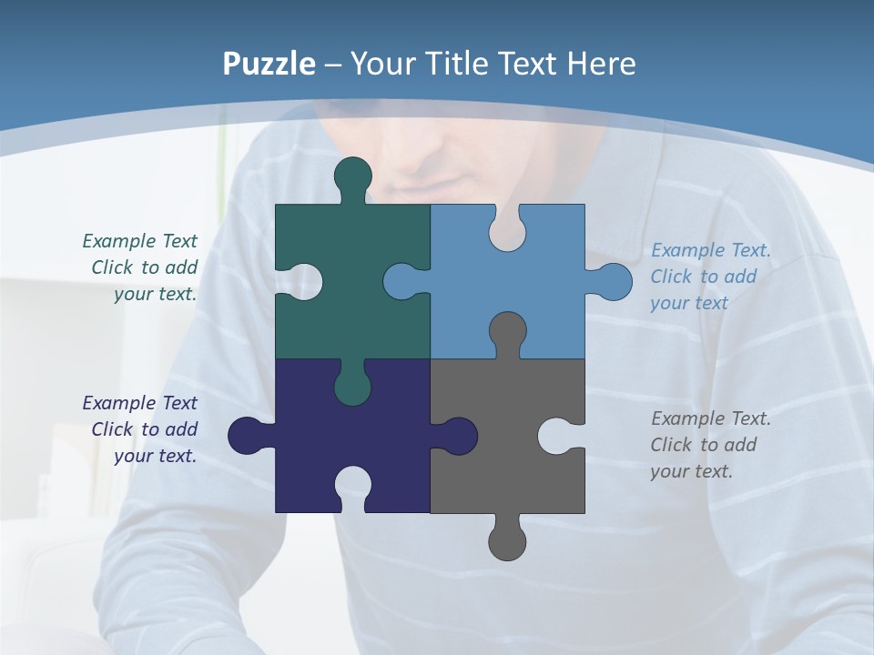 Living Room Review Worry PowerPoint Template