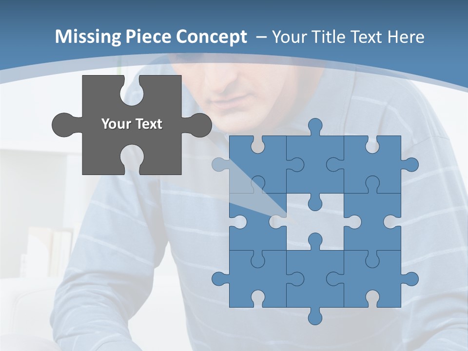 Living Room Review Worry PowerPoint Template