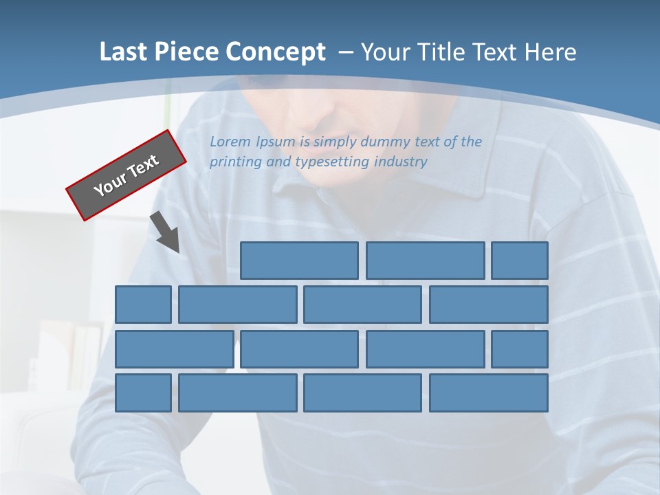 Living Room Review Worry PowerPoint Template