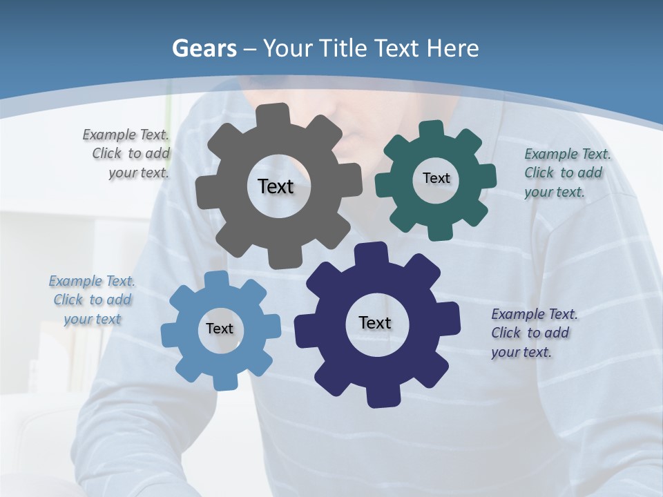 Living Room Review Worry PowerPoint Template