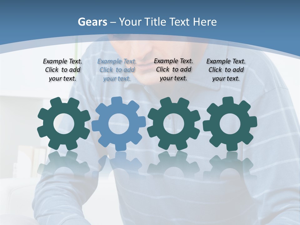 Living Room Review Worry PowerPoint Template