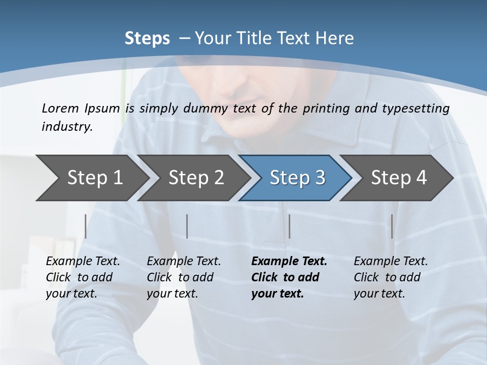 Living Room Review Worry PowerPoint Template