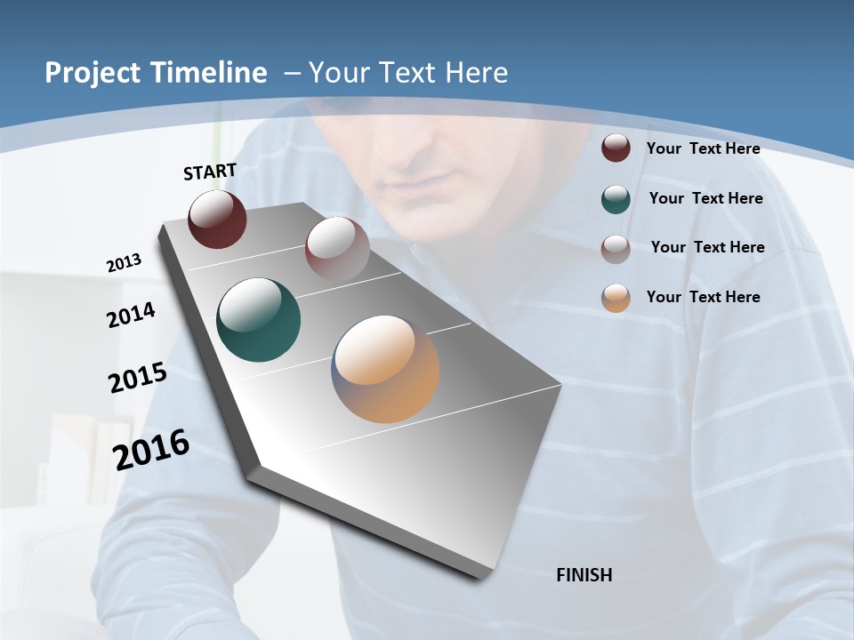 Living Room Review Worry PowerPoint Template