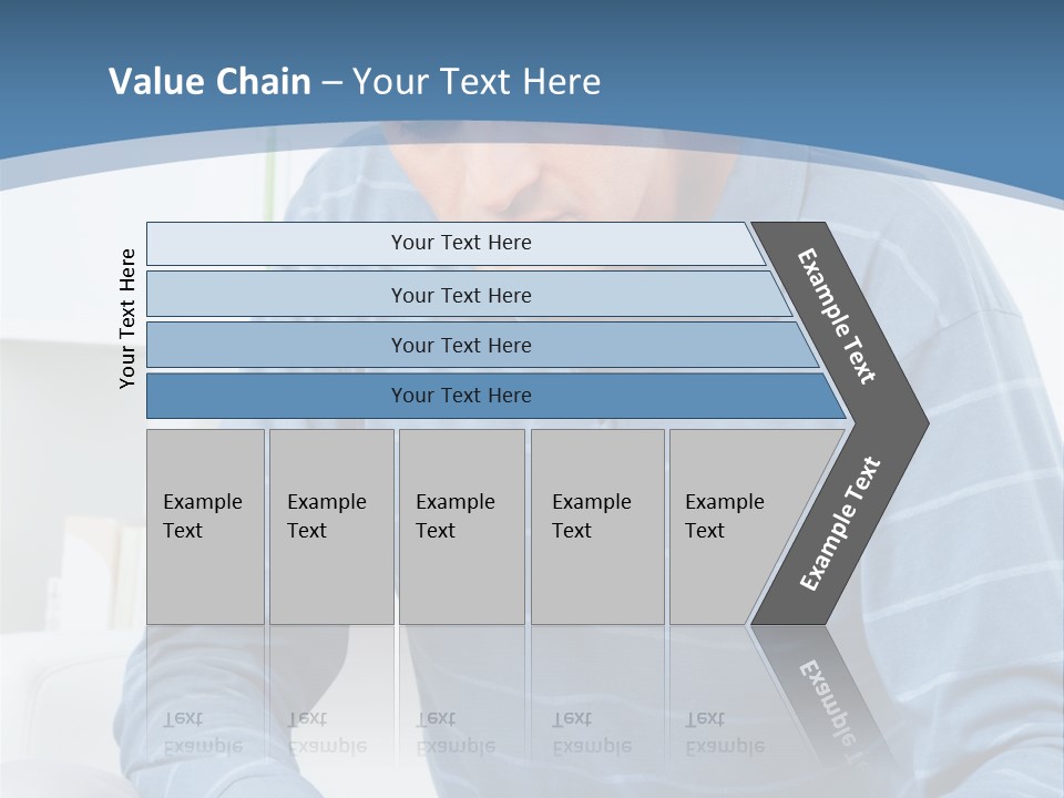 Living Room Review Worry PowerPoint Template